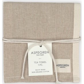 Viskestykke - Pinstripe - Goldespice