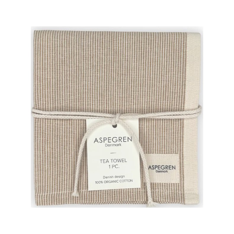 Viskestykke - Pinstripe - Goldespice