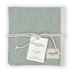 Viskestykke - Pinstribe - Skovgr�n