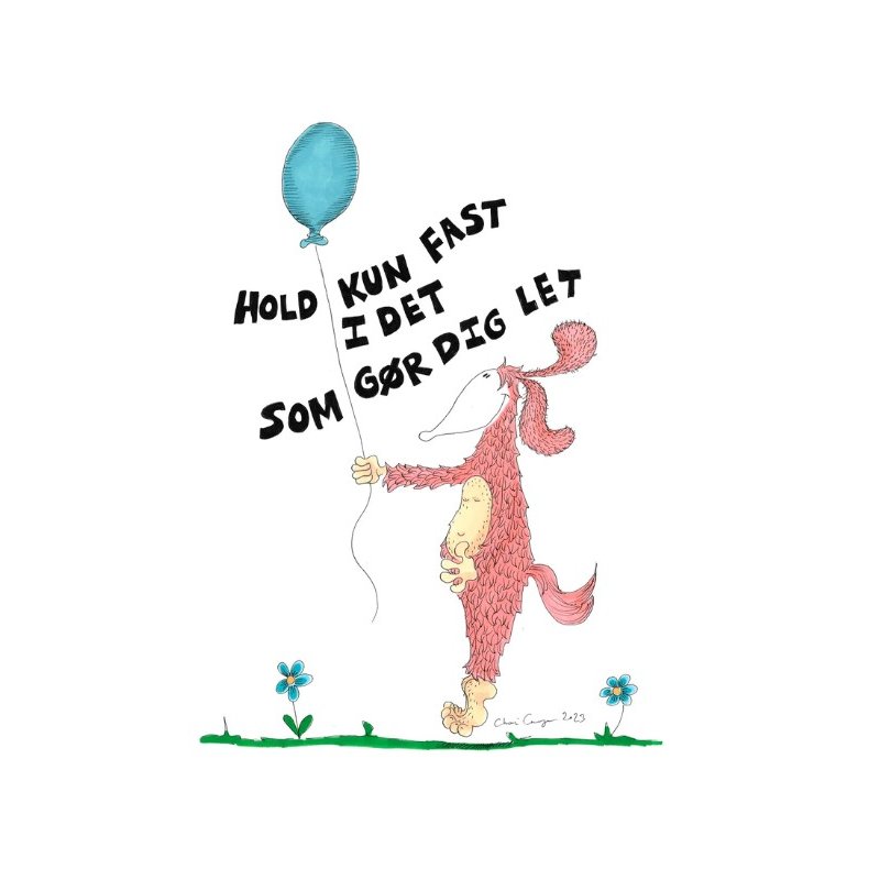 Kort - A5 - Hold kun fast