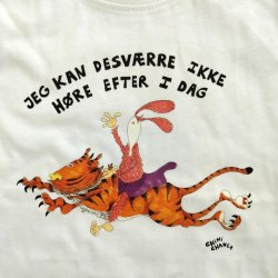 T-shirt 4-6 �r - Jeg kan desv�rre ikke h�re efter