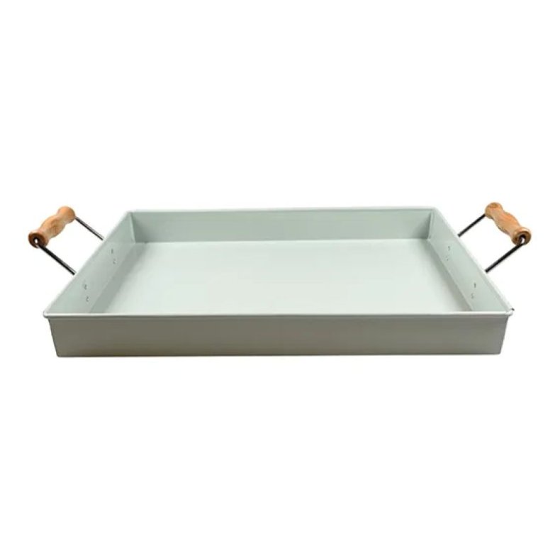 Bakke - Lys grgrn - 28 x 39 cm