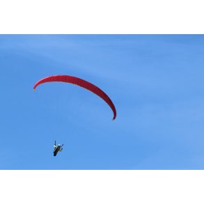 Foto - Paraglider ved Rubjerg Fyr