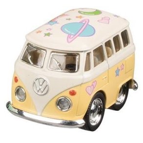 Mini Folkevognsrugbrd - Lysegul - Pull Back