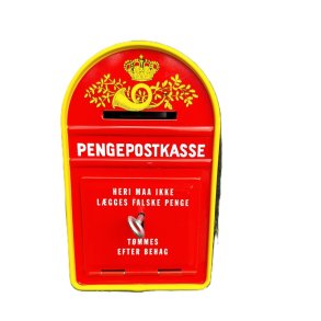 Pengepostkasse m. 2 ngler 