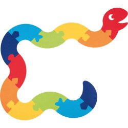 Puslespil - slange - XXL