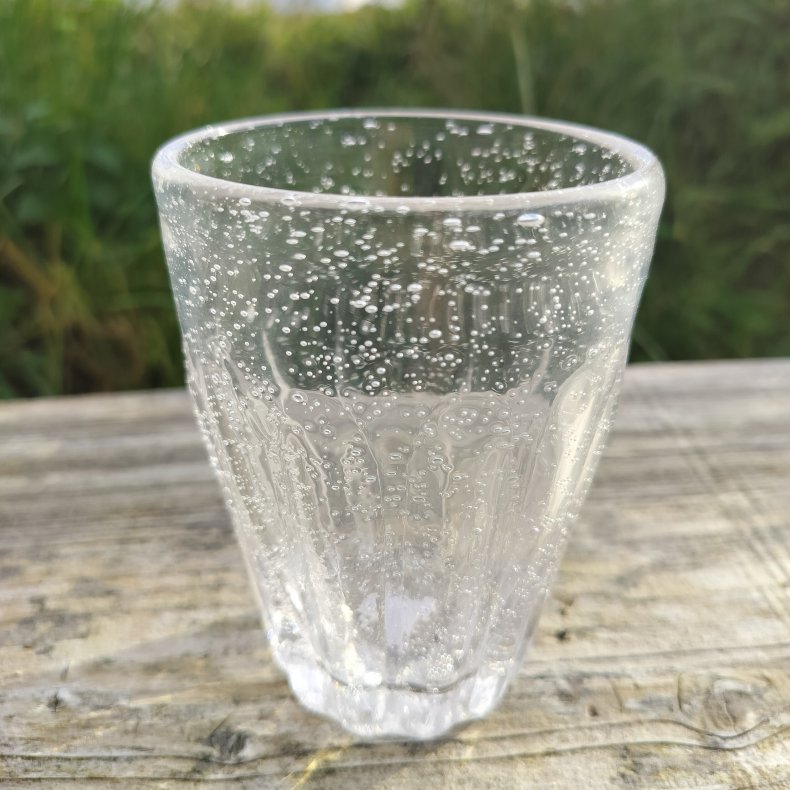 Drikkeglas - Boble Klar