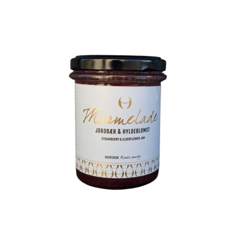 Marmelade - Jordb�r - Hyldeblomst