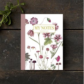 Noteshfte - Rosa floral