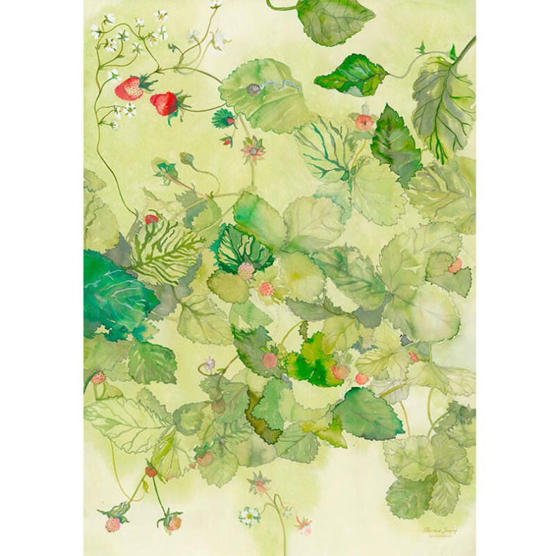 Plakat A3 - Wild strawberries - Theresa Jessing- Kunstprint