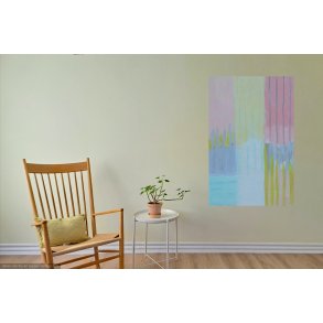 Stribet poesi I- 80 x 120 cm