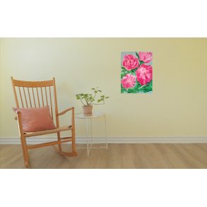 Rosa sommer - 50 x 60 cm