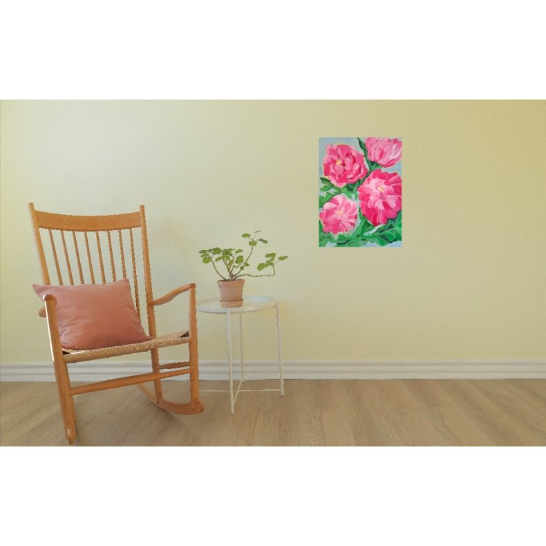 Rosa sommer - 50 x 60 cm