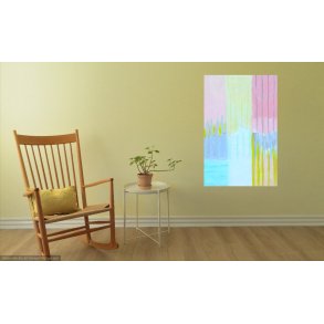 Stribet poesi I- 80 x 120 cm