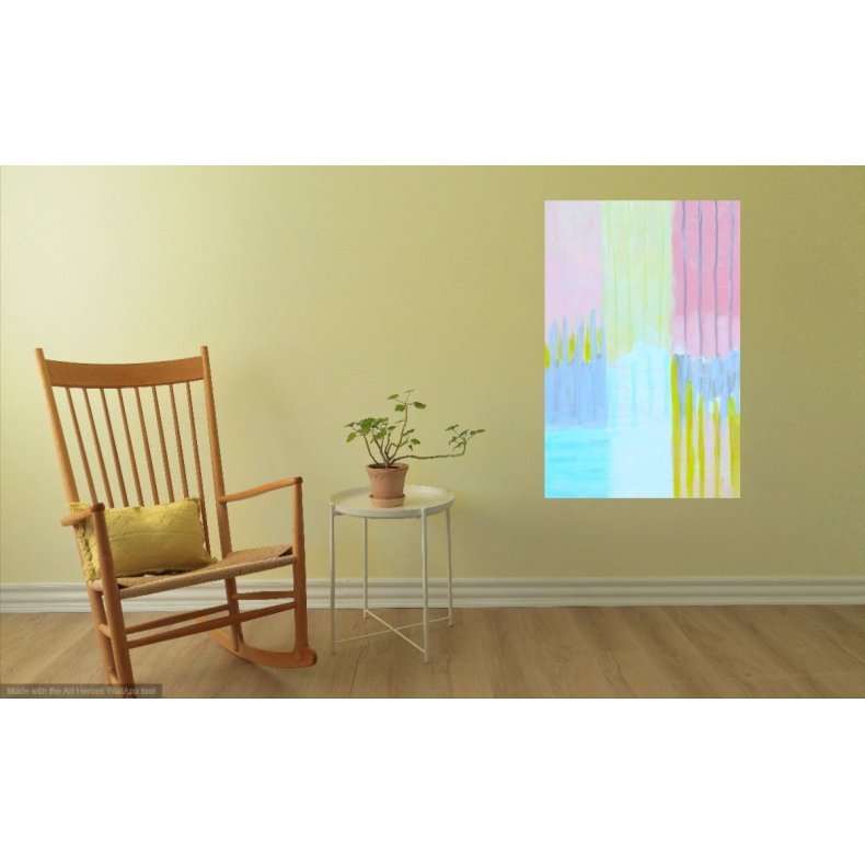 Stribet poesi I- 80 x 120 cm