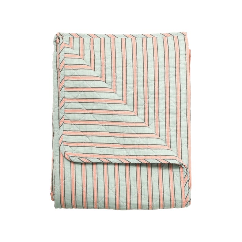 Quilt - Ethnic - Streger Verte - Ekstra lang