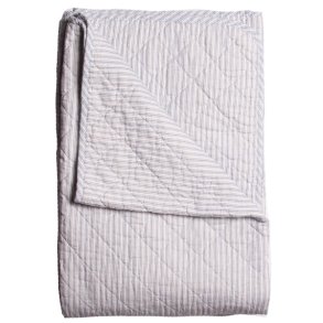 Quilt Ethnic - St�vet bl� hvid stribet