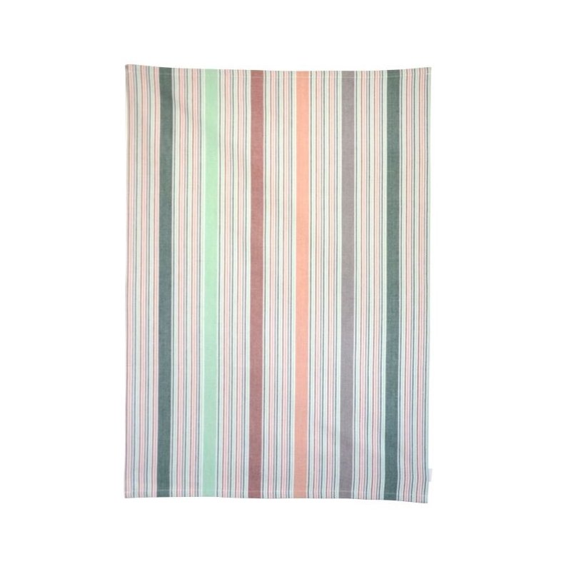 Viskestykke OV38 - Aqua/rosa mix