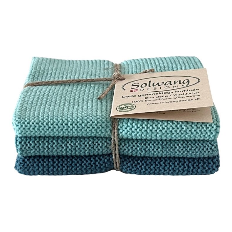 Gode gammeldags Karklude -  Lys Azur kombi