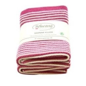 Sknne klude Natur/Lys bordeaux - hindbrrd