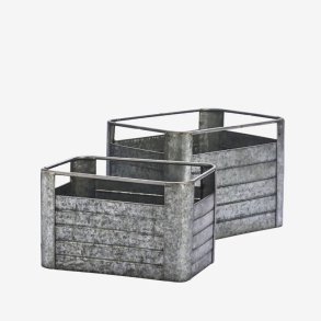 Zink boks - M - Galvaniseret kasser