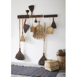 Gulvtppe - Blgr med sgrs striber