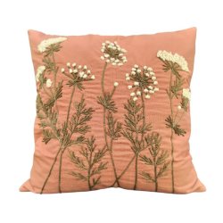 Pude - Anthriscus - med vilde blomster 45x45
