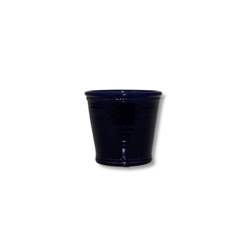Urtepotte skjuler - Blue glaze L 