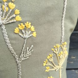 Pude - Yarrow fields med vilde blomster 45x45