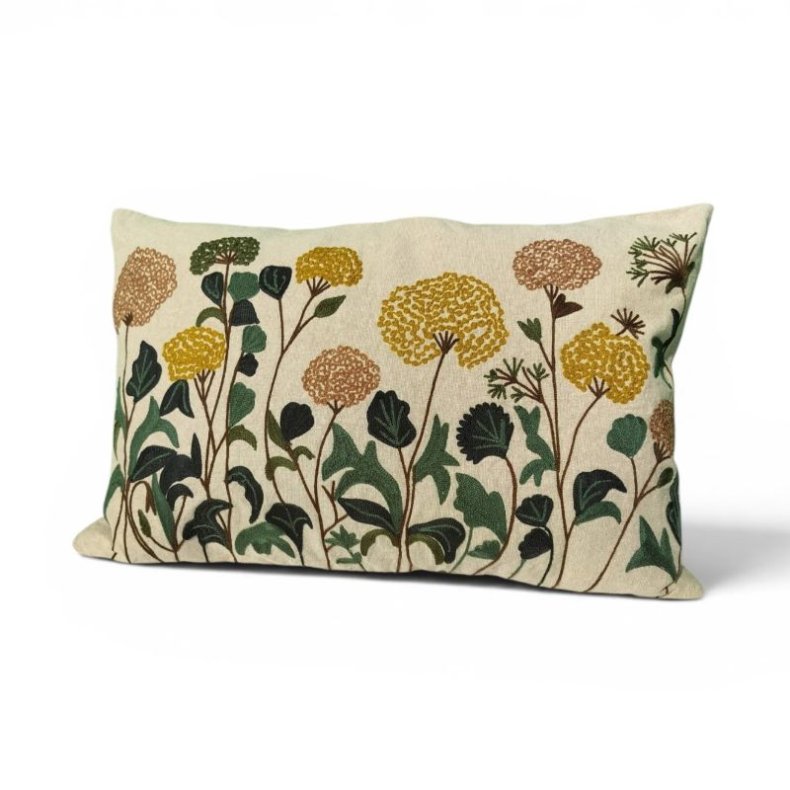 Pude - Millefolium - med vilde blomster 40x60 