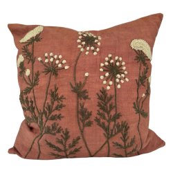 Pude - Anthriscus - med vilde blomster 45x45
