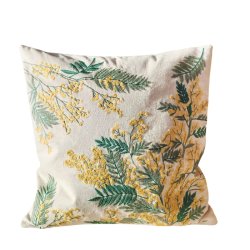 Pude - Taxus yellow med vilde blomster 45x45
