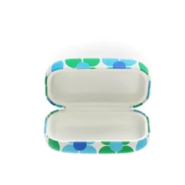 Rejse etui - Bl� og gr�n Daisy