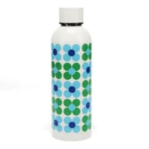 Termoflaske - Stainless steel - Bl - Grnne Daisy - 500 ml.
