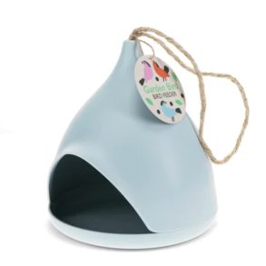 Fuglefoder hnger - Bambus fibre - Lysebl