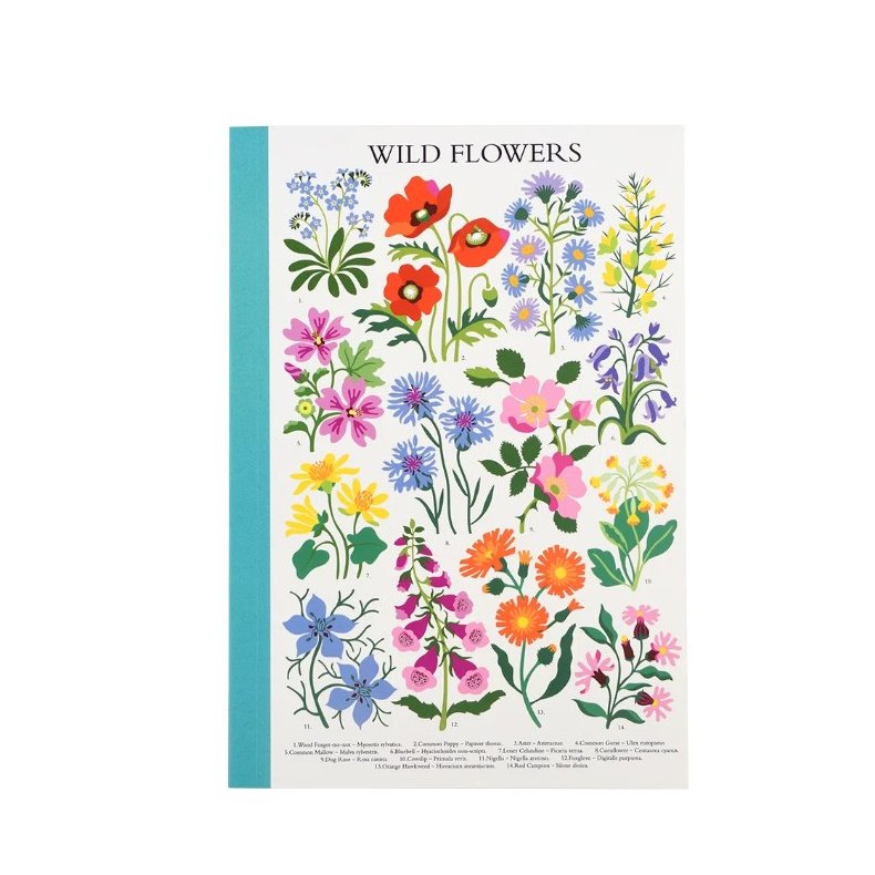 Notesh�fte A5 - Wild Flowers