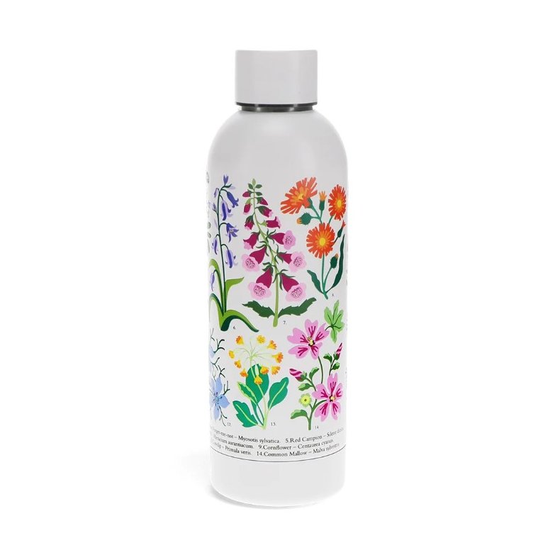 Termoflaske - Stainless steel - Wild Flower - 500 ml.