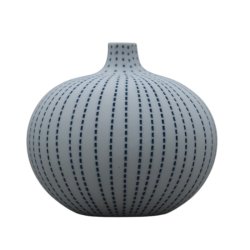 Lindform vase - Bari blue dots - S