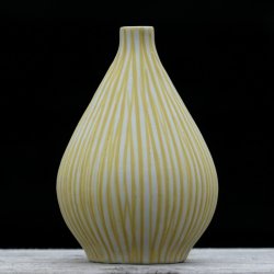 Lindform vase - Yellow Stripe New