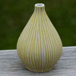 Lindform vase - Yellow Stripe New