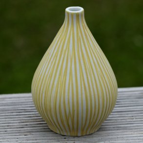 Lindform vase - Yellow Stripe New